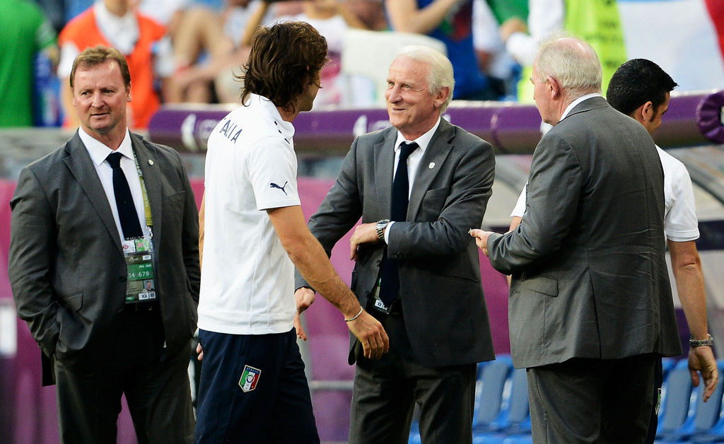 Giovanni Trapattoni quando era ct dell'Irlanda