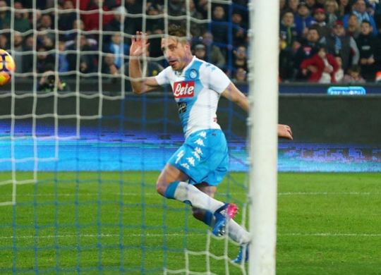 Il gol di Giaccherini (foto da Calcionews24)