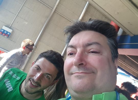 Con Stefano Sensi, regista del Sassuolo