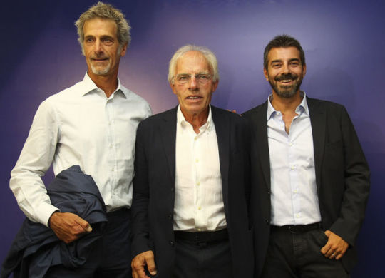 Guido Barilla, Nevio Scala e Marco Ferrari hanno fondato nel 2015 il nuovo Parma dopo il fallimento (Getty)