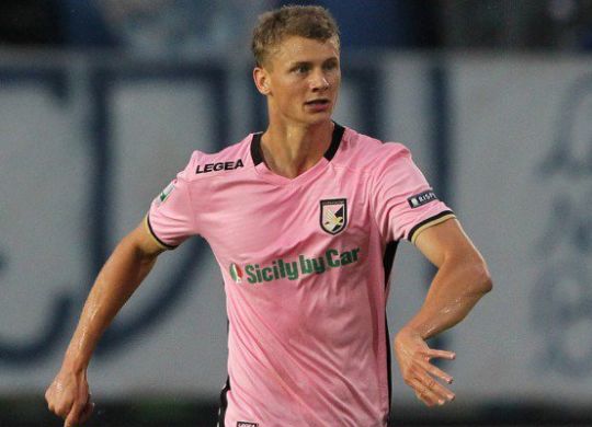 Paweł Marek Dawidowicz centrocampista del Palermo e della nazionale polacca (palermocalcio.it)