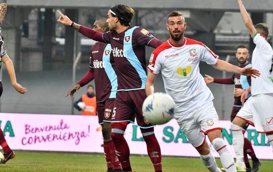 Un momento di Carpi-Salernitana