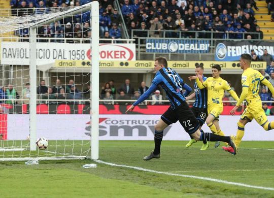 Il gol di Ilicic in Atalanta-Chievo (ansa.it)